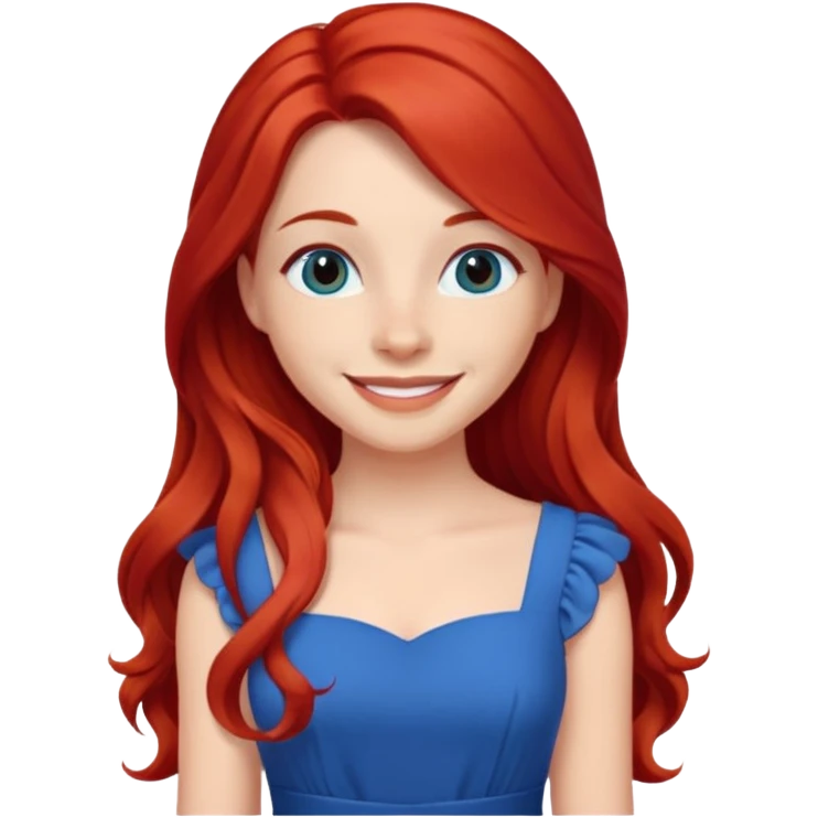 Anna from the Frozen movie emoji