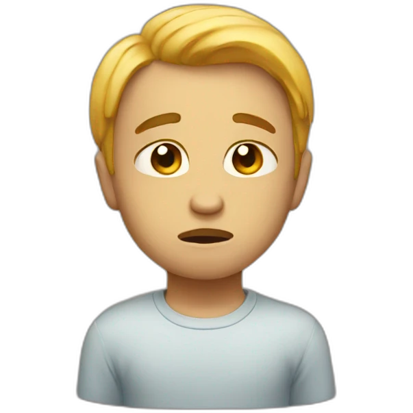 Sad emoji