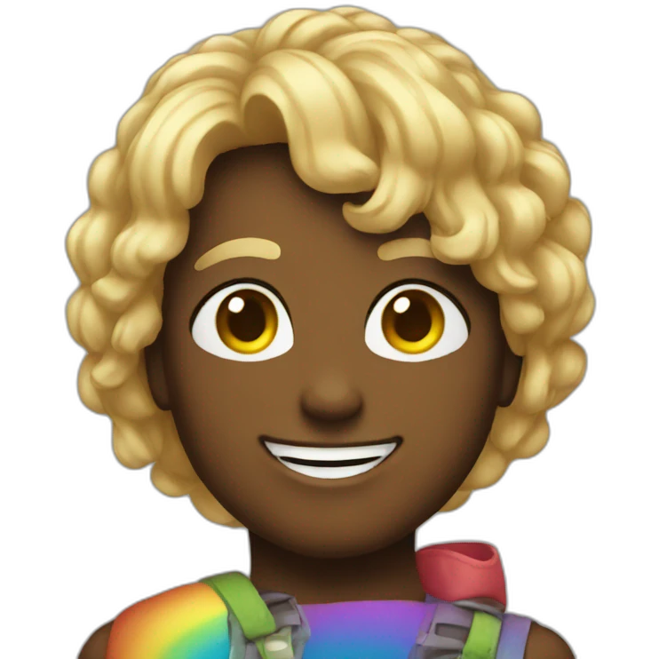 Rainbow Instagram emoji
