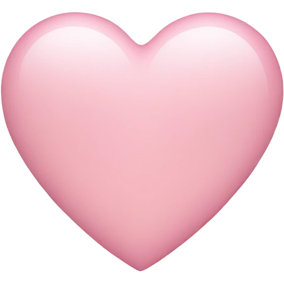 light pink heart emoji