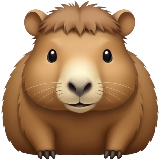Cute Capybara  emoji