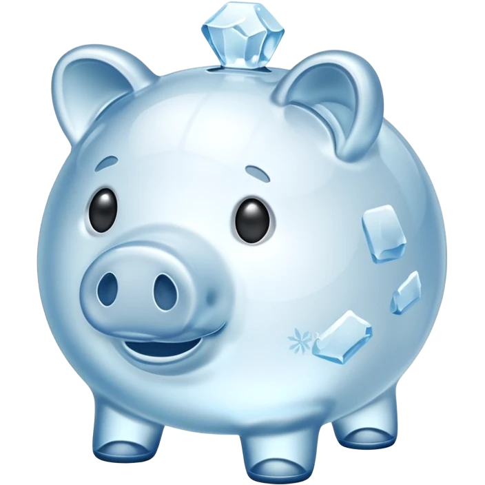  Ice Piggy bank emoji