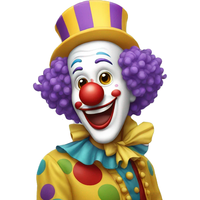 Clown saluting  emoji