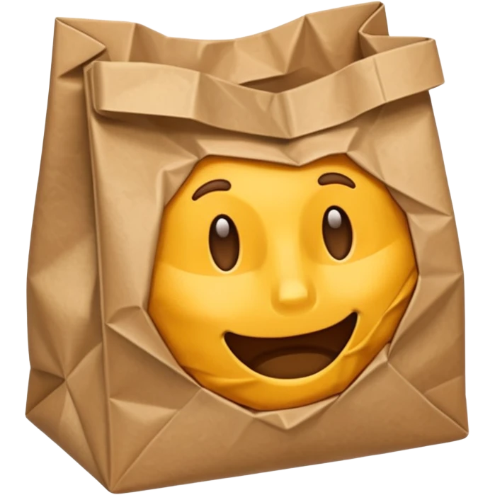 Bolsa de papel emoji