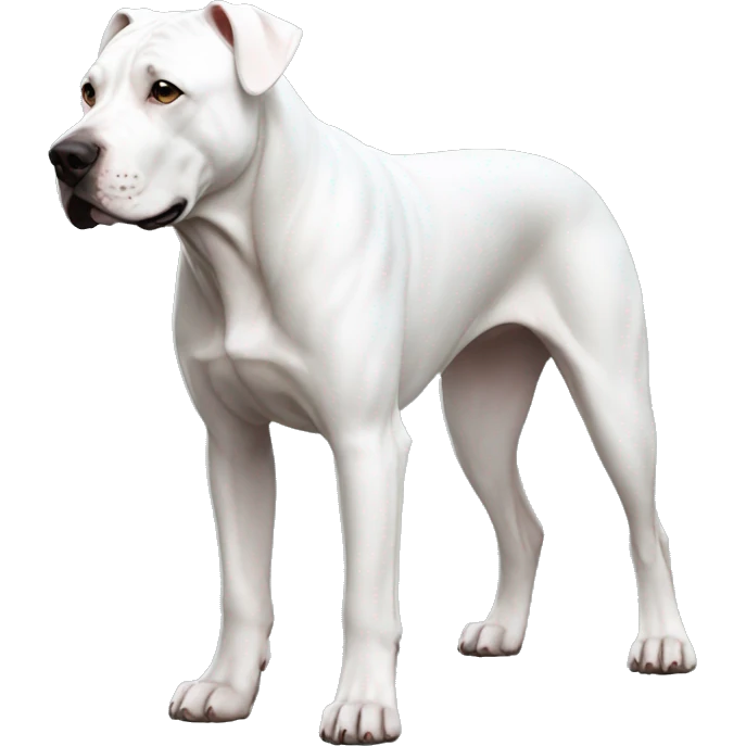 Dogo Argentino Dog Breed Full Body emoji