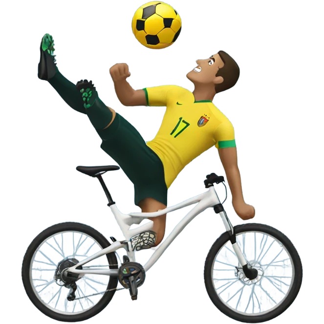 Cr7 making bicycle kick  emoji