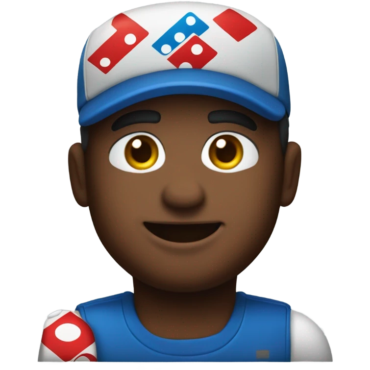 Dominos pizza delivery driver  emoji