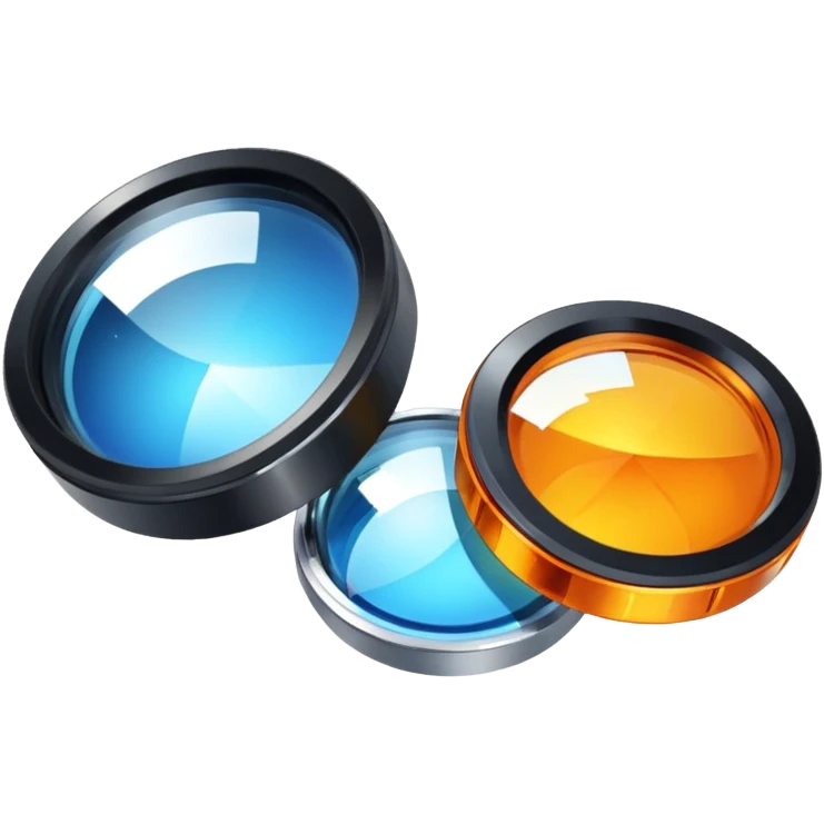 Сделай просто линзу с для объектива (8 вариантов) emoji