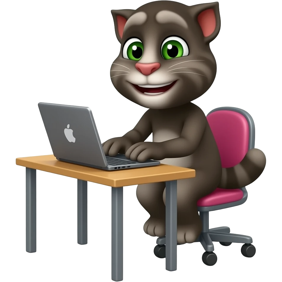Talking Tom https://www.emojis.com/ wish 💻 emoji