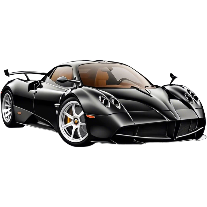 Pagani Huayra - Pagani (Model Year: 2022) (Iconic colour: Black) emoji