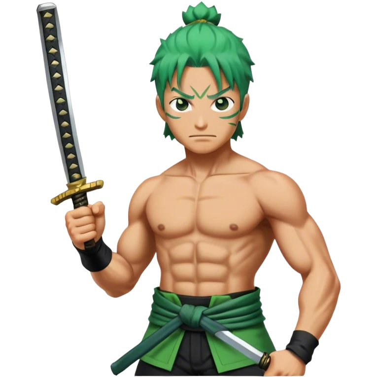 Zoro from one piece emoji