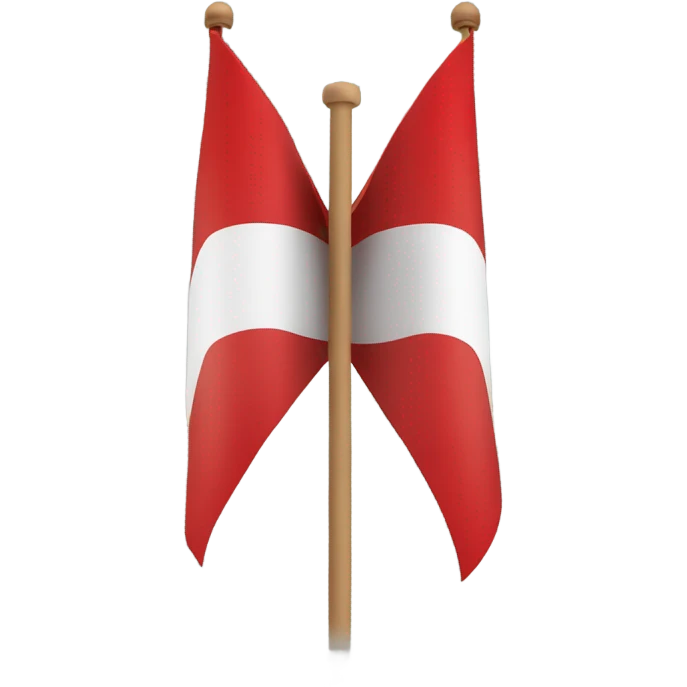 Flag red color  emoji