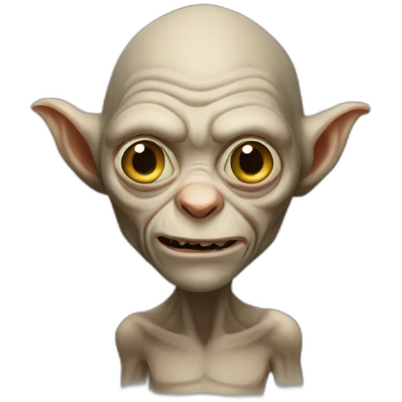 Gollum with a brown beard emoji
