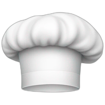 A chef’s hat emoji