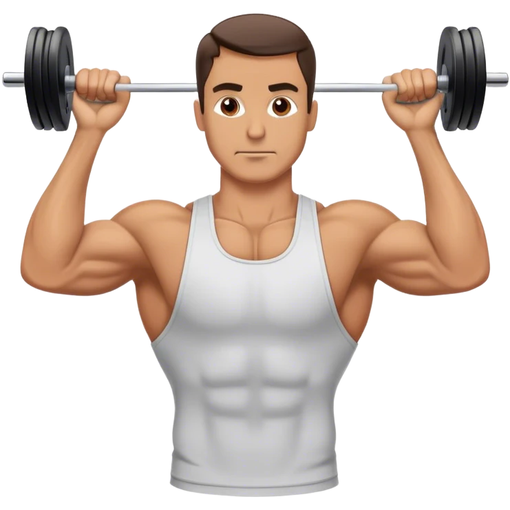guy cable crossover pec exercise emoji