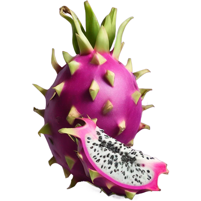 purple dragon fruit emoji