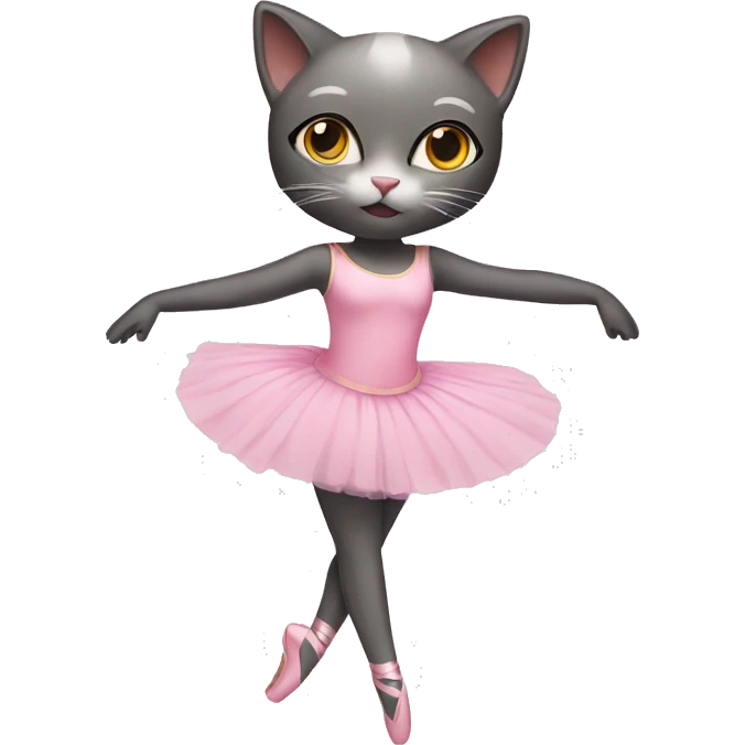 Cat ballerina emoji