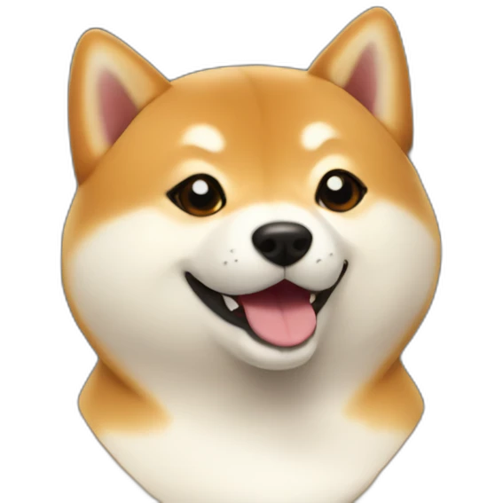 Shiba Inu having sushi emoji