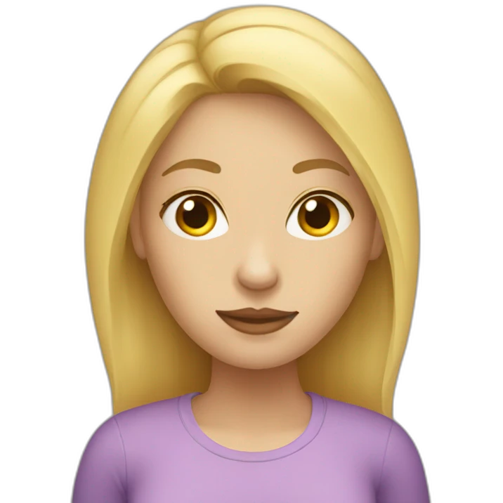 blone woman emoji
