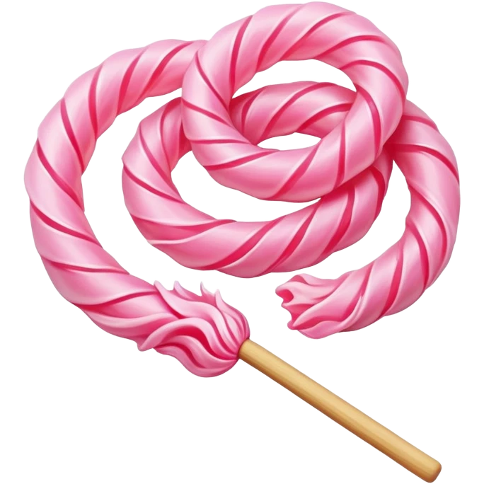 Dragon beard candy, traditional Chinese sweet with fine strands of sugar emoji