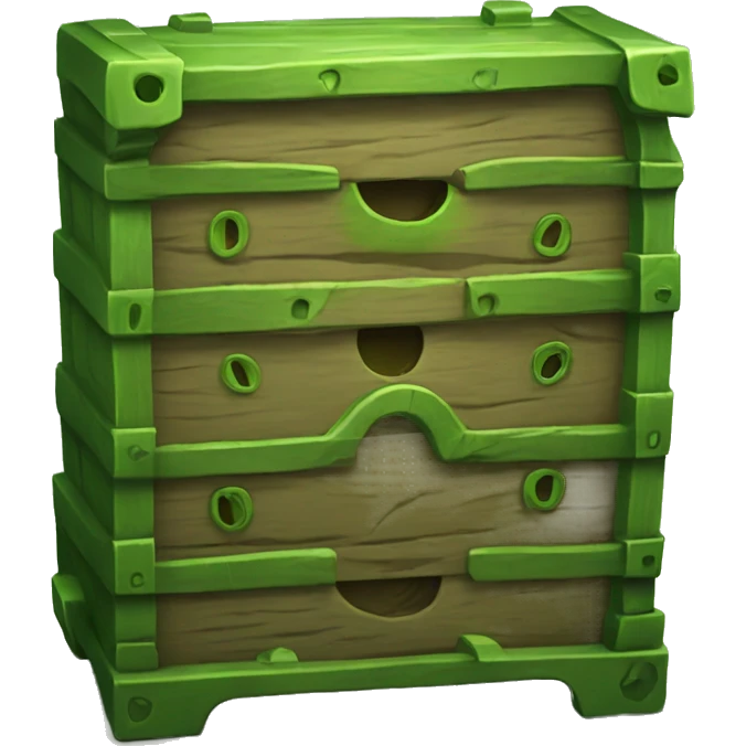 digital green chest emoji