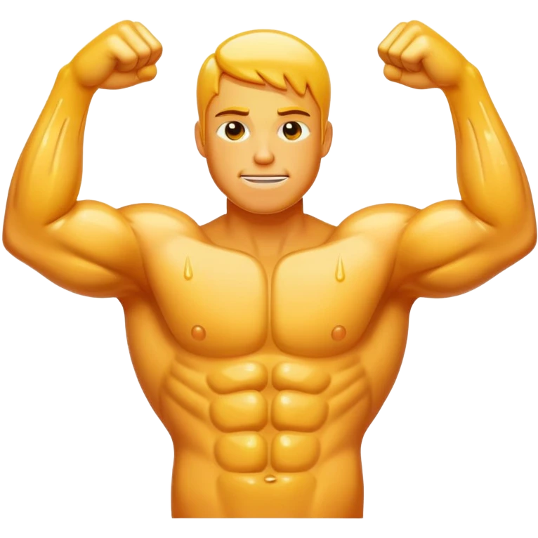 muscle water in the arms emoji