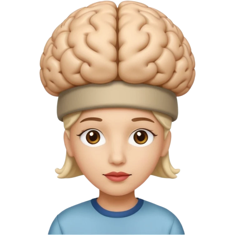 fashion brain emoji