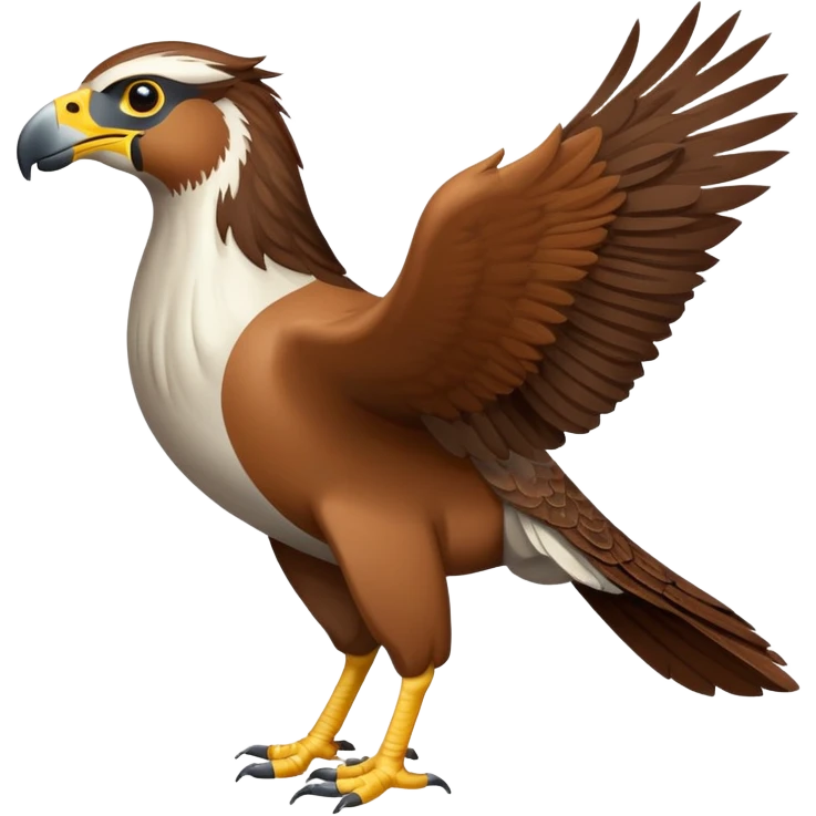 Horse and a falcon emoji