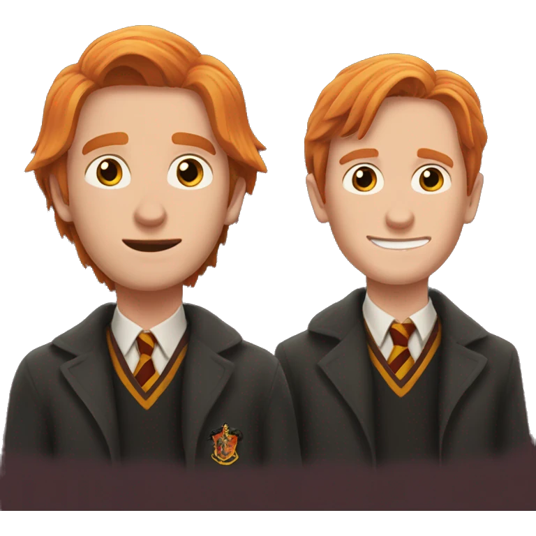 fred and george in harry potter style emoji