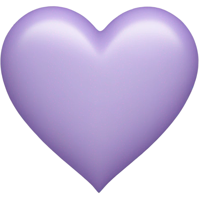 Pastel purple heart emoji
