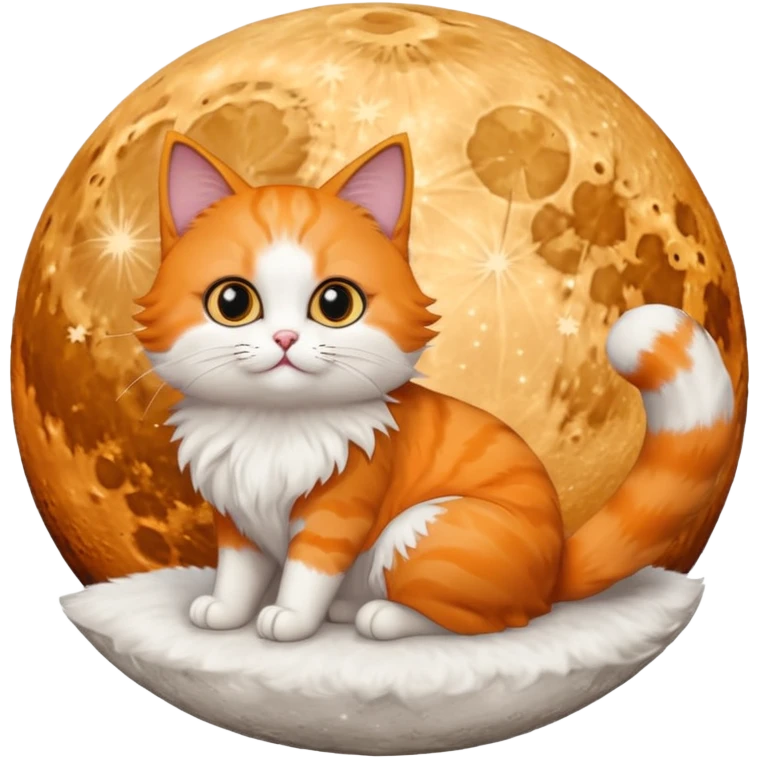 Un chat dans la lune emoji