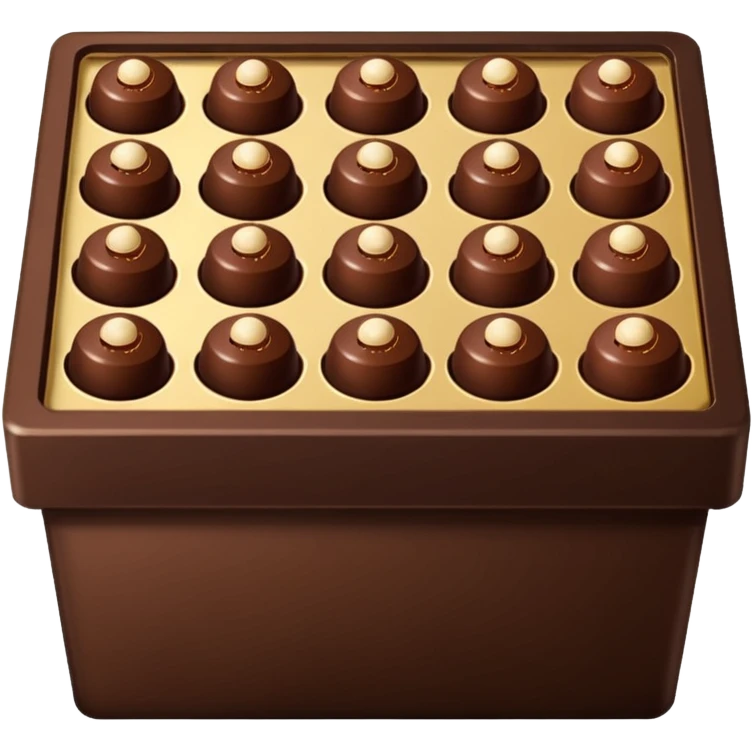 chocolate truffle box emoji