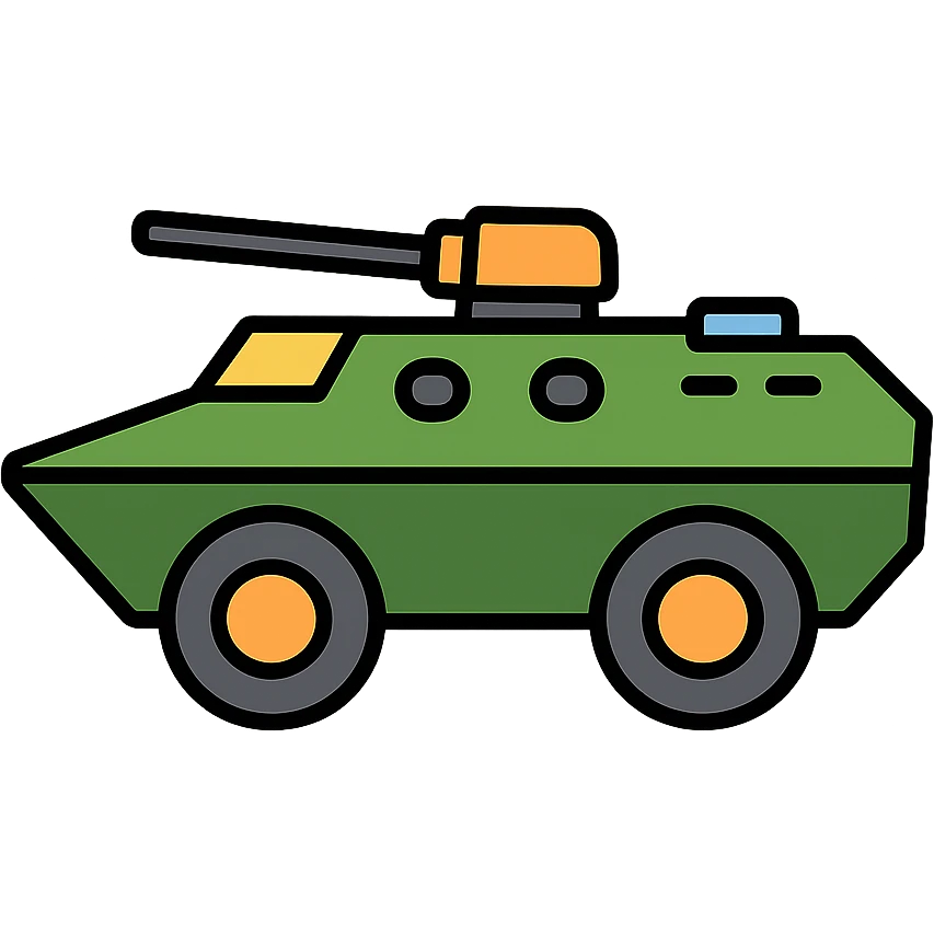 armored personnel carrier military vehicle emoji