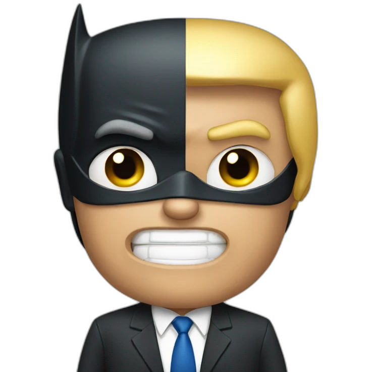 Batman avec trump emoji
