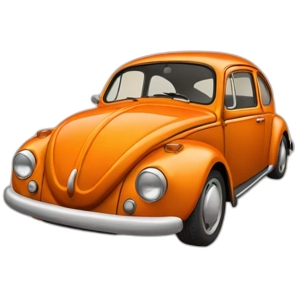 Fusca orange emoji