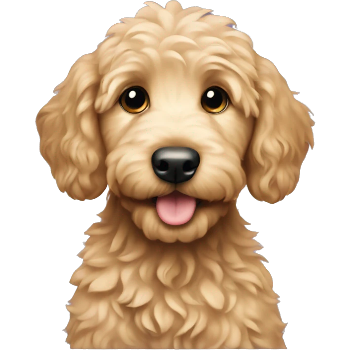 golden doodle puppy emoji