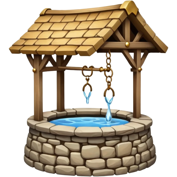 Wishing well emoji