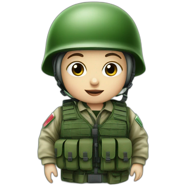 baby hamas soldier Palestine emoji