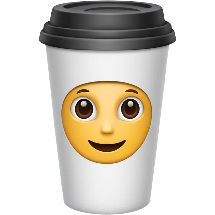 Paper coffee cup emoji