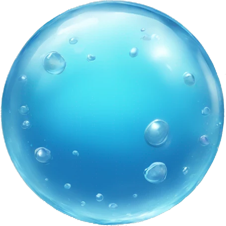 Orb of water emoji