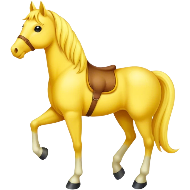 yellow horse emoji