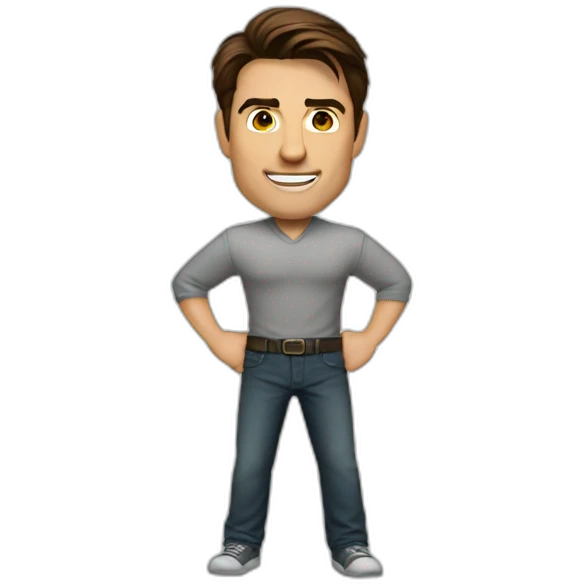 Tom cruise full body emoji