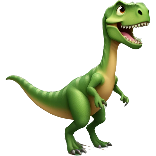 Dinosaur riding a surfboard  emoji