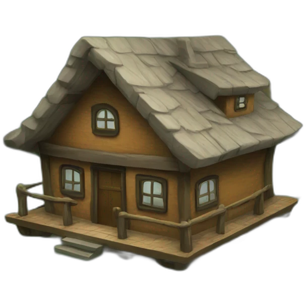 forest house emoji