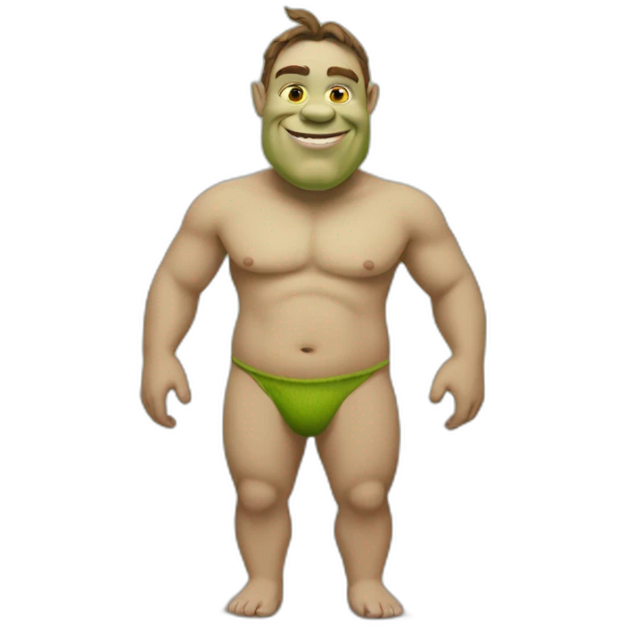 Shrek naturist emoji