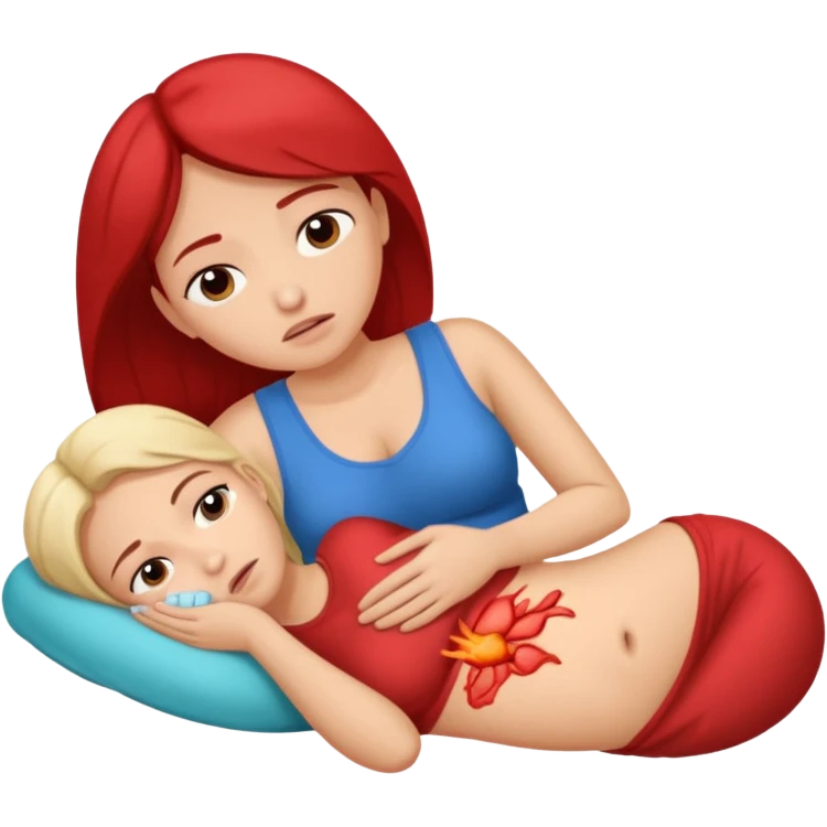 debilitating menstrual pain emoji