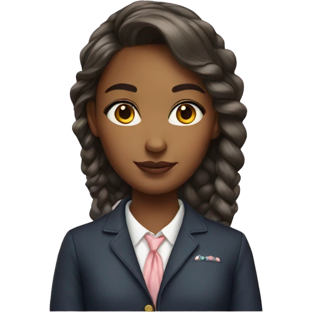 Preppy girl  emoji