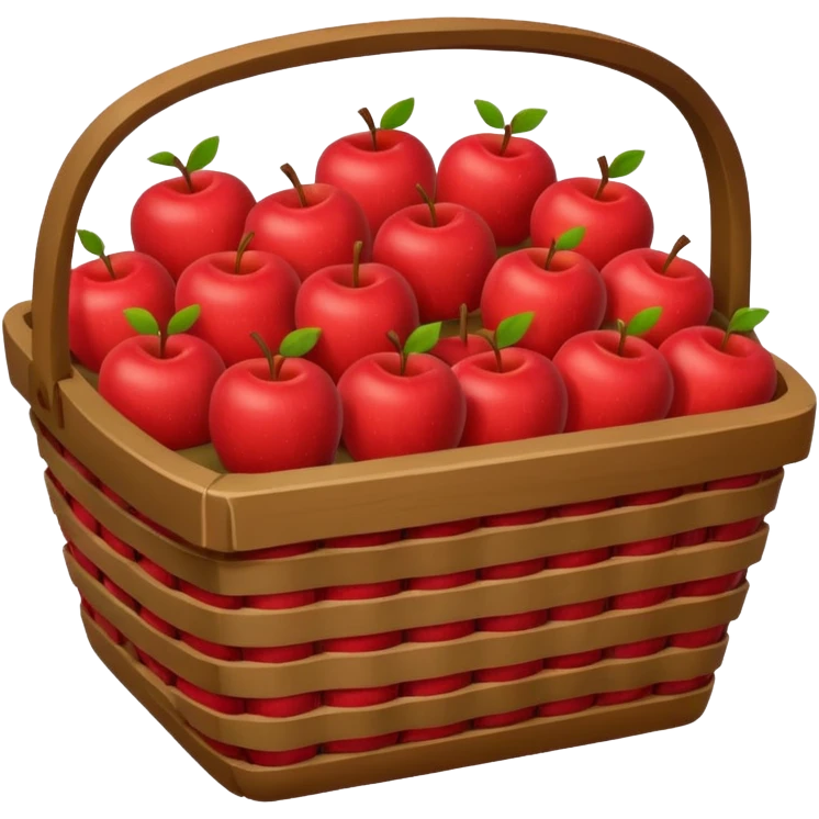 Rectangular Apple Basket emoji