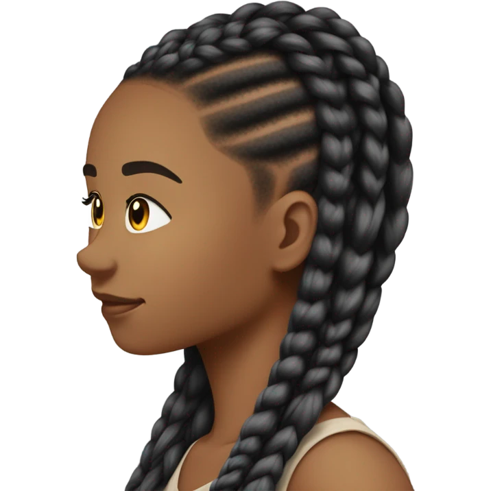 box braids emoji