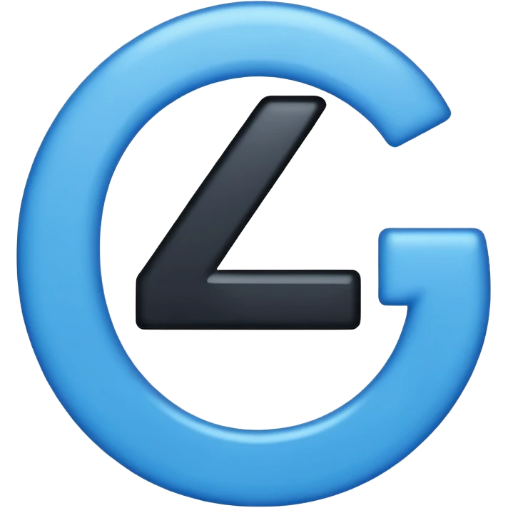 Blue four with black outline emoji